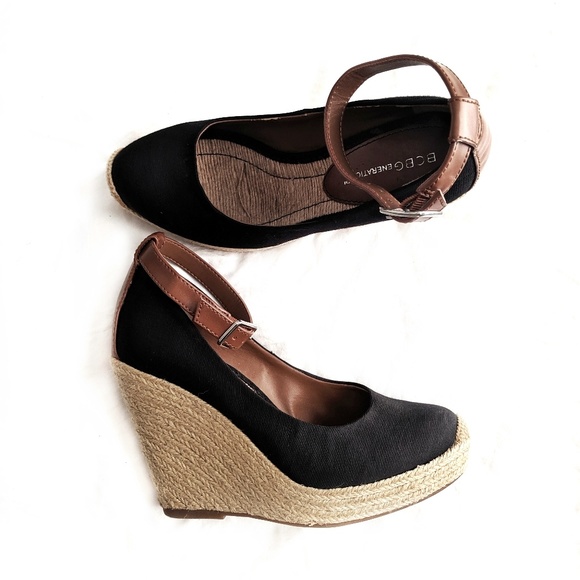 BCBGeneration Shoes - Gracyn Espadrille wedge closed toe ankle strap